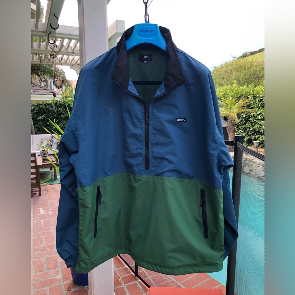 “New” Obey Windbreaker - Mens XL